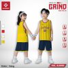 Áo Bóng Rổ Trẻ Em HACORIO GRIND BKB-04 Màu Vàng Navy