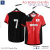 Áo bóng chuyền thiết kế HAS-6 đỏ đen – Năng động & chuyên nghiệp