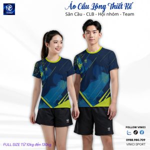 Áo Cầu Lông Thiết Kế Nam Nữ