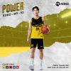 Bộ đồ bóng rổ ROKO - BR - 03 màu Vàng Đen – Năng động, nổi bật trên sân đấu