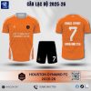 Áo bóng đá CLB Houston Dynamo FC 2025-26 màu cam