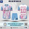 Áo bóng đá Man City sân khách 2025-26 màu xanh mc đẹp