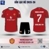 Áo bóng đá Manchester United sân nhà 2025-2026 - MU Đỏ truyền thống