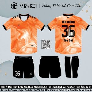 Áo bóng đá thiết kế màu cam BD08028 đẹp nổi bật