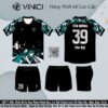 Áo bóng đá thiết kế BD08029 – Màu đen chủ đạo, phong cách thể thao năng động