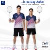 Áo Cầu Lông Thiết Kế Xanh Navy Hồng - VNCBMT19