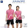 Áo cầu lông thiết kế VNC08102 Màu Hồng đậm nhạt basic