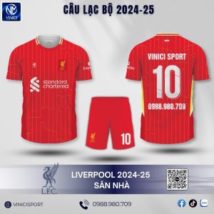Áo Bóng Đá CLB Liverpool 2024-25