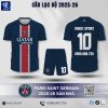 Áo Đấu Bóng Đá CLB PSG 2025-2026 Sân Nhà Xanh Đen