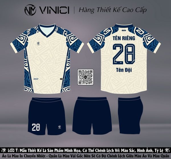 Đồng phục thể thao thiết kế BD08033 màu kem xanh cao cấp