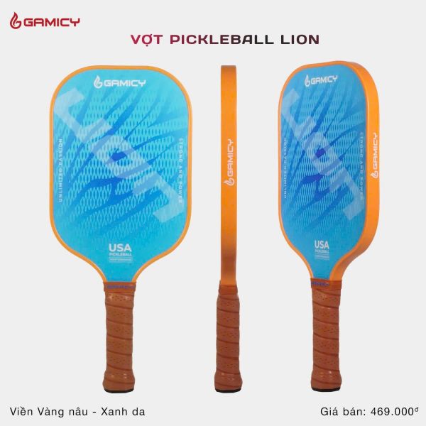 Vợt Pickleball LION – Xanh Đen, Hiệu Ứng Mạnh Mẽ và Thể Thao - Ảnh 2