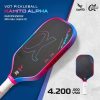 Vợt Pickleball Kamito Alpha - Matte Black Neon