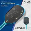 Vợt Pickleball Kamito Alpha Đen Xanh - Phiên Bản Thi Đấu Cao Cấp