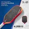 Vợt Pickleball Kamito Alpha 33 - Đen Nhám Viền Ombré Cá Tính