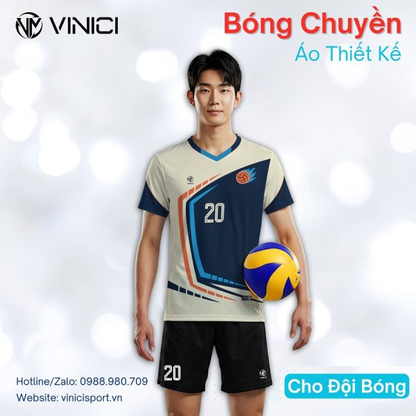 Áo bóng chuyền thiết kế VINICI - Đen & Đỏ rượu vang cá tính - Ảnh 2
