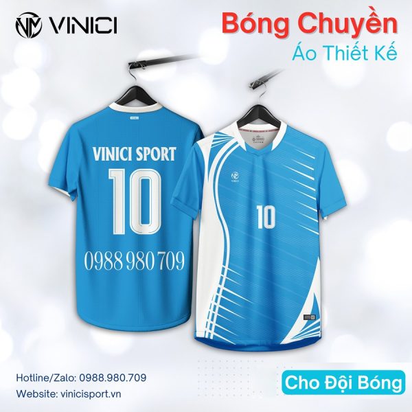 Áo Bóng Chuyền Nam Xanh Navy BC3 - Đơn Giản, Chuyên Nghiệp - Ảnh 3