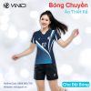 Áo Bóng Chuyền Thiết Kế VINICI Màu Xanh Navy BC22 – Đẳng Cấp & Cá Tính