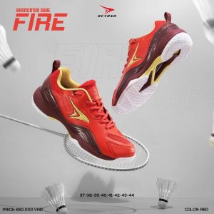 Giày cầu lông BEYONO FIRE – Màu đỏ rực đam mê
