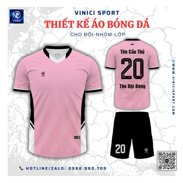 Áo Bóng Đá Không Logo Thiết Kế Vinici Sport Màu Đỏ Đô Đẳng Cấp Chuyên Nghiệp - Ảnh 5