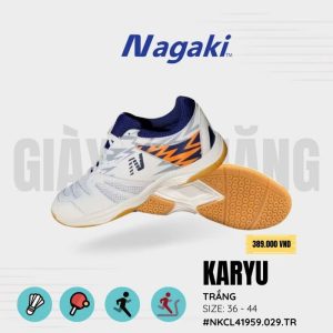Nagaki KARYU Trắng – Giày Thể Thao Đa Năng Năng Động Cho Mọi Phong Cách