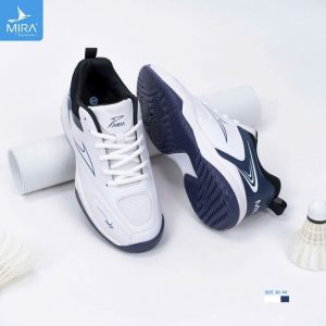Giày Thể Thao MIRA Trắng Xanh Navy – Phong Cách Năng Động, Dễ Phối Đồ