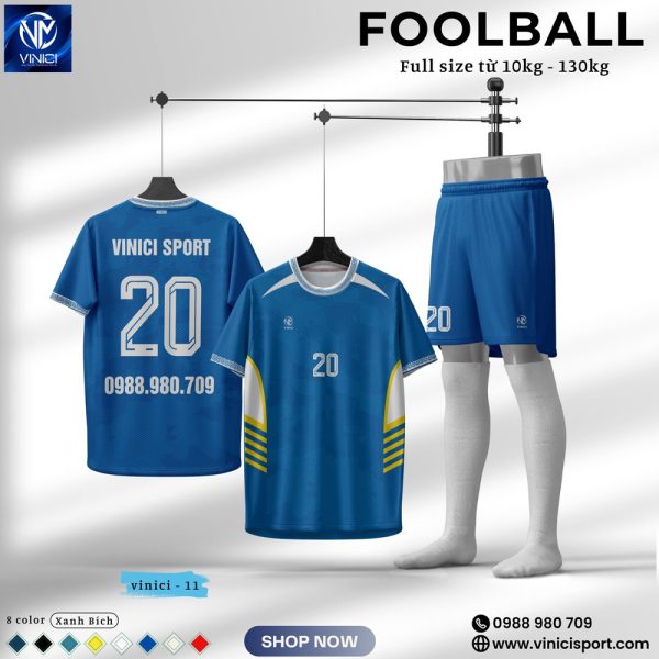 Áo Bóng Đá Không Logo Thiết Kế VINICI SPORT Vàng Đen - Năng Động và Mạnh Mẽ - Ảnh 2