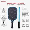 Vợt Cầu Đập GAMICY BURNING PICKLEBALL - Đen Xanh Thời Thượng