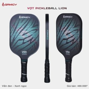 Vợt Pickleball LION – Xanh Đen, Hiệu Ứng Mạnh Mẽ và Thể Thao
