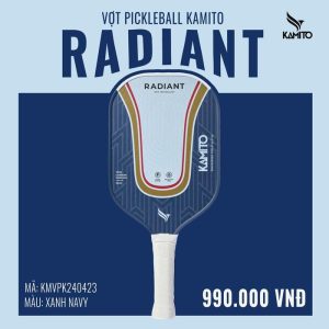 Vợt Pickleball Kamito Radiant Xanh Navy – Mạnh mẽ & Chuyên Nghiệp