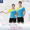 Áo Cầu Lông Unisex Màu Xanh Da Trời BMT-VNC06-15 – Năng Động & Thoáng Mát