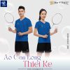 Áo Cầu Lông Thiết Kế Xanh Dương Đậm BMT-VNC06-34