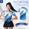 Áo Cầu Lông Thiết Kế Nam Màu Trắng Xanh BMT-VNC06