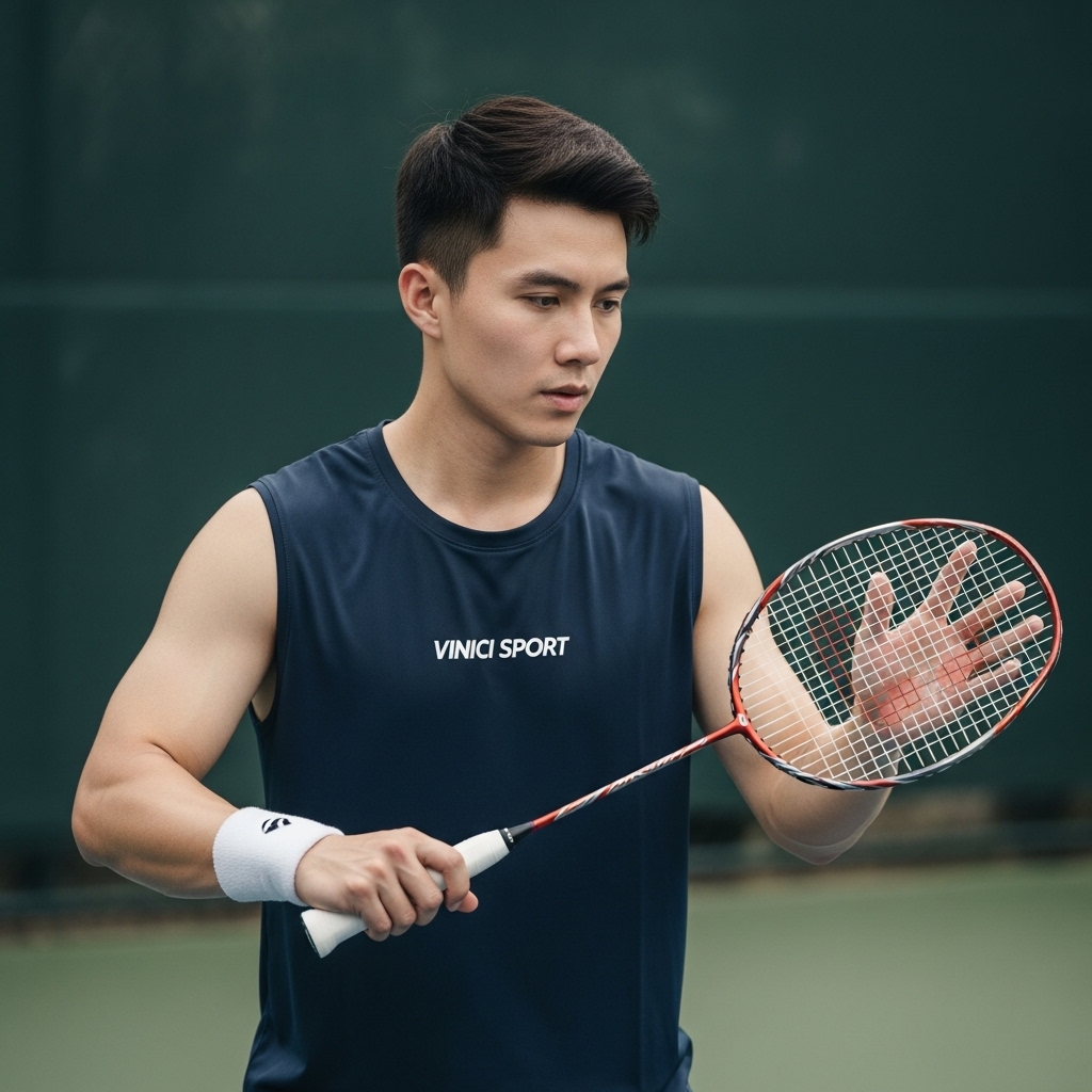 cách cuốn cán vợt cầu lông đúng cách