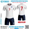 Áo Bóng Đá Tuyển Anh Euro 2020 - Trắng Đỏ Cá Tính