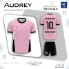 Áo bóng đá Audrey - Hồng Pastel Nhạt