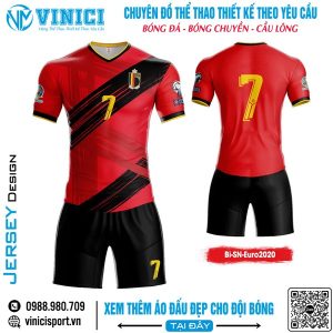 Áo Đấu Bỉ Sân Nhà Euro 2020 - Đỏ Rực Rỡ Máu Lửa