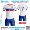Bộ Quần Áo Thể Thao Nga Euro 2020 - Trắng Xanh Đỏ