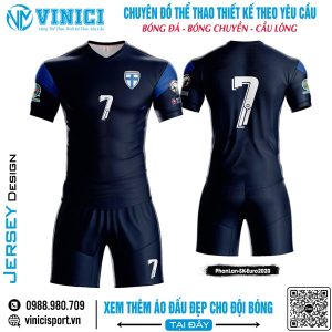 Áo Đấu Bóng Đá Thiết Kế Màu Xanh Navy - Vinici Sport