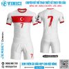 Áo Đấu Đội Tuyển Thổ Nhĩ Kỳ Trắng - EURO 2020