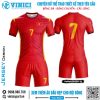 Đồng Phục Bóng Đá Đội Tuyển Việt Nam Màu Đỏ Vàng - Vinici Sport