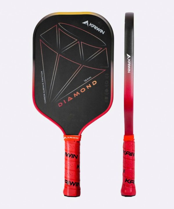 Vợt Pickleball Karwin Diamond Đen - Trắng Hồng Thời Thượng - Ảnh 3