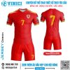 Bộ Đồ Đá Bóng Đội Tuyển Wales Euro 2020 Màu Đỏ VINICI Thiết Kế