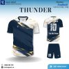Bộ Quần Áo Bóng Đá Thunder Xanh Navy - Sấm Sét Mạnh Mẽ Trên Sân Cỏ