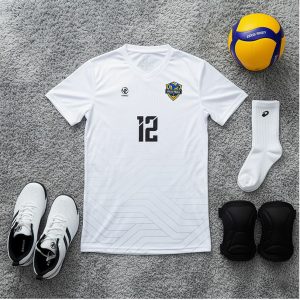 Áo Bóng Chuyền Nam Trắng BC02-VNC068-18 - Tinh Tế & Năng Động