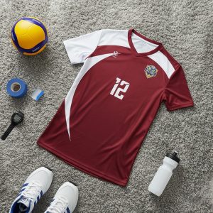 Áo thể thao BC02-VNC068-30 màu đỏ đô năng động