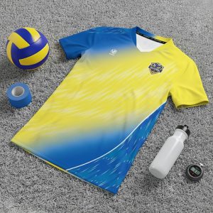 Áo Thể Thao VNC068 Màu Vàng Ombre Cá Tính - BC02