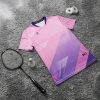 Áo cầu lông CL-06 phối hồng tím thời trang unisex