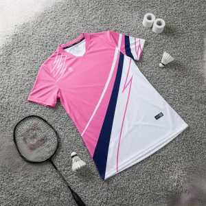 Áo Cầu Lông Nữ Màu Hồng Pastel CL-08 - Thiết Kế Năng Động, Thoáng Mát