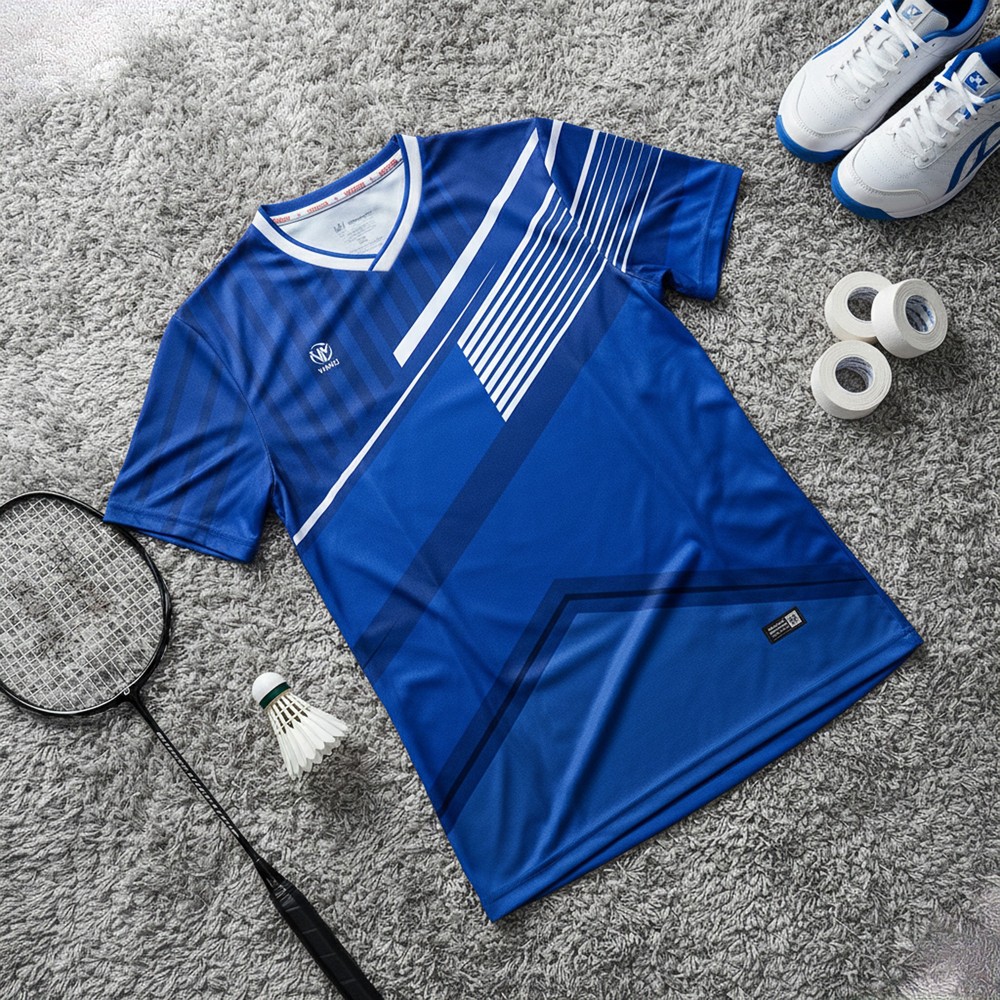 Áo thể thao CL-10 màu xanh dương năng động dành cho cầu lông và tennis