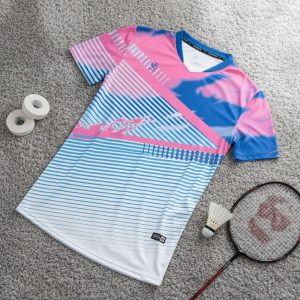 Áo Thể Thao CL-12 Màu Hồng Xanh Dương – Thiết Kế Năng Động, Chất Liệu Siêu Nhẹ